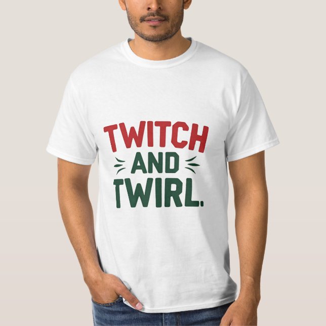 Twitch och Twirl Dance Vibes Tee (Framsida)
