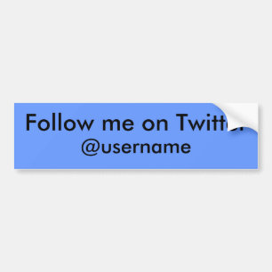 Twitter Bumper Sticker Bildekal