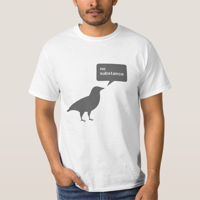 Twitter ingen viktT-tröja T-shirt (Framsida)