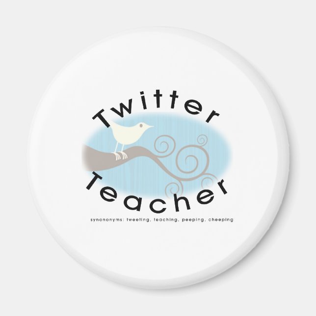 Twitter Teacher Magnet (Framsidan)
