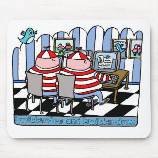 Twitterdee och twitterdum musmatta