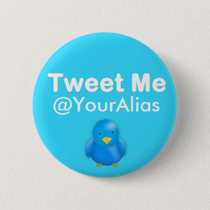Twitteren knäppas: Tweet jag @YourAlias Knapp