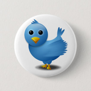 Twitterfågel Knapp