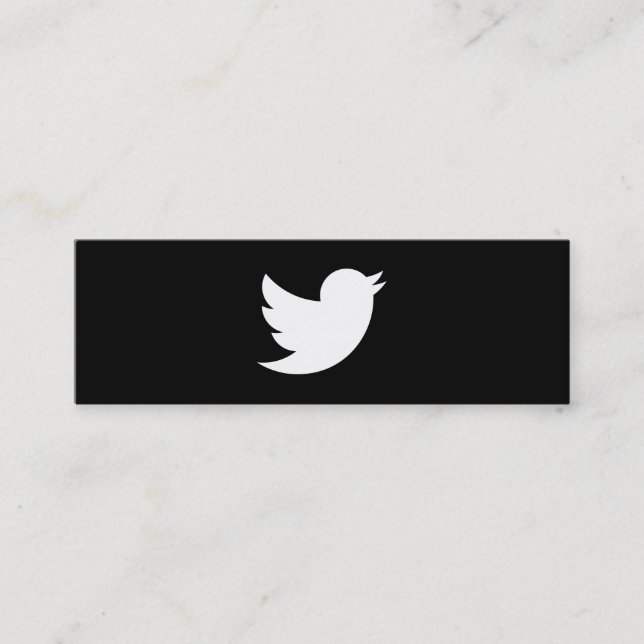 twitterföljare mini visitkort (Framsida)