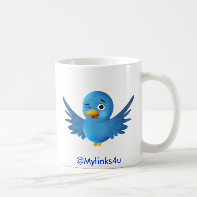Twitterkaffekopp Kaffemugg (Höger)