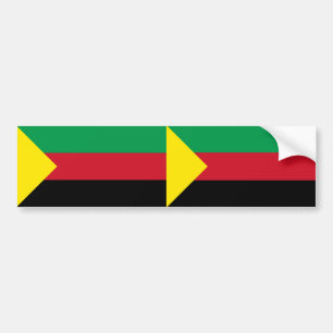 TWO Azawad Flagga Bildekal