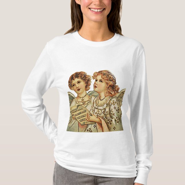 Two Beauthful Angels T Shirt (Framsida)