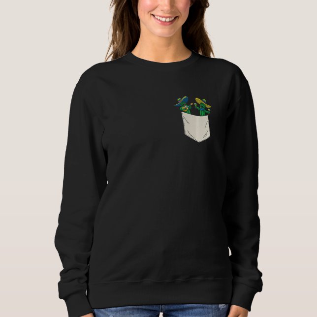 Two Cactuses Cinco De Mayo   T Shirt (Framsida)
