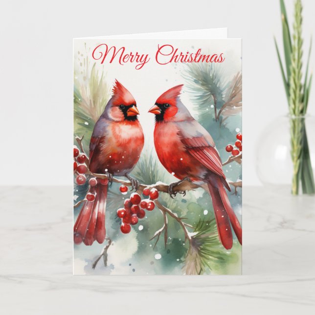 Two Cardinals Helgkort (Framsida)