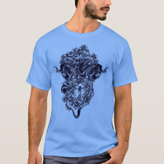 Two Chinese dragons fighting T Shirt