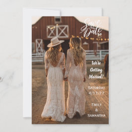 TWO COUNTRY GIRLS SAVE THE DATE