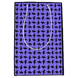 Two Cowboys on Horseback Silhouettes - Periwinkle 