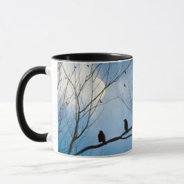 Two Crows On A Branch Mugg