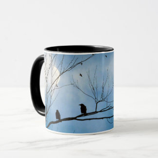 Two Crows On A Branch Mugg