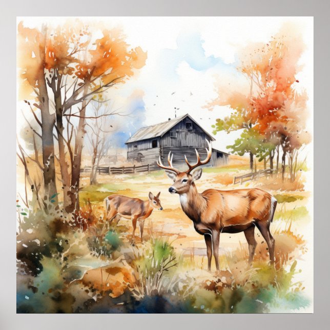 Two Deer Poster (Framsidan)