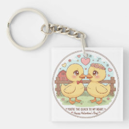 two ducks and love , you are the quack of my heart