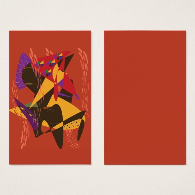  Two Elegant Black Women Visitkort (Framsida & baksida)