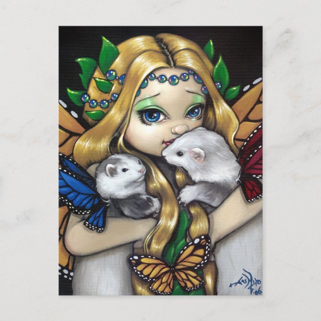 "Two Fae Illrets" vykort (Framsida)