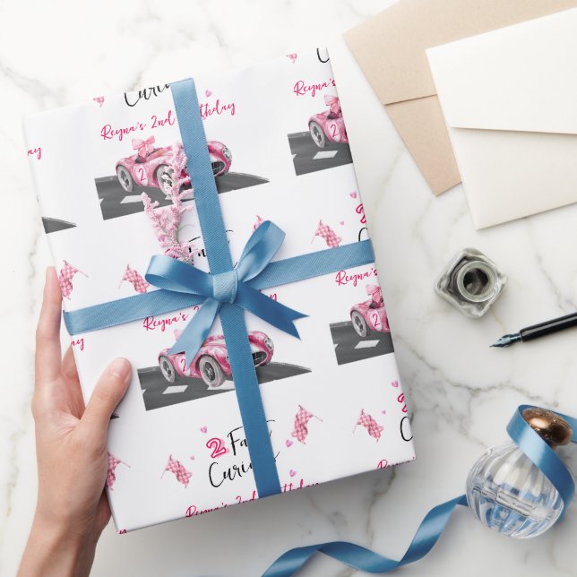 Two Fast Curious Birthday  Presentpapper (Gifting)