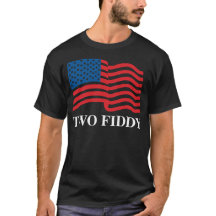 Two Fiddy Patriotisk T-shirt, 2 Fiddy 250-årsjubil