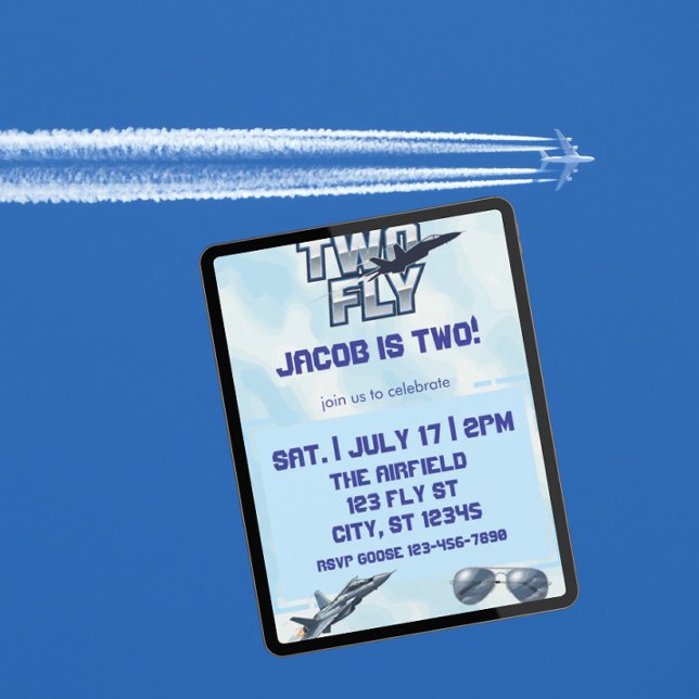 TWO Fly, Jet 2-årsdag Inbjudningar (Skapare uppladdad)