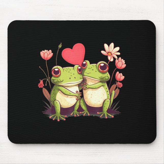 Two Frogs Valentines Day Love On Couple Frog  Musmatta (Framsidan)