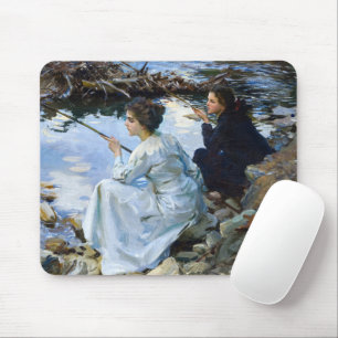 Two Girls Fishing, 1912 av John Singer Sargent Musmatta