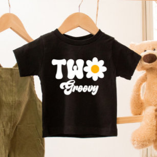 TWO Groovy Daisy 2:a födelsedag T Shirt