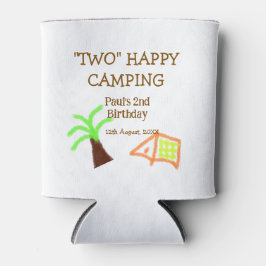Two happy camping 2nd birthday tree camp kids