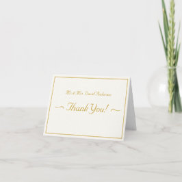 Two Hearts Catholic Folded Thank You Card (Cream) Tack Kort