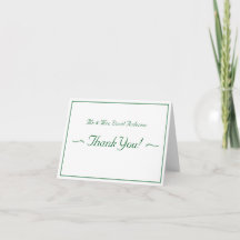 Two Hearts Catholic Folded Thank You Card
