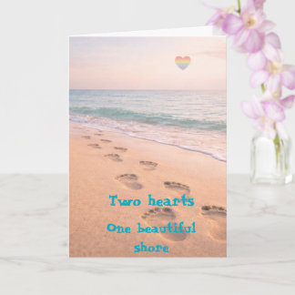 Two hearts one beautiful shore kort
