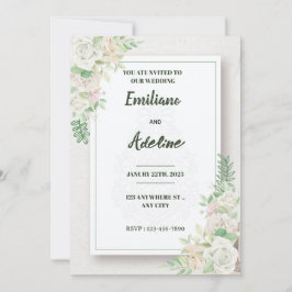 Two Hearts, One Love Inbjudningar