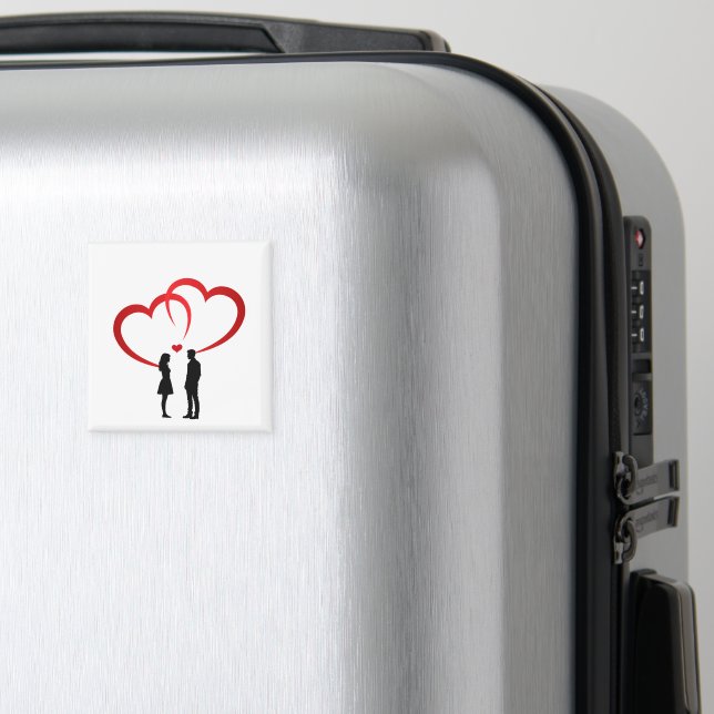 Two In Love Magnet (In Situ (Luggage))