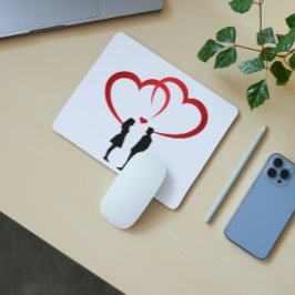 Two in Love Mousepad Musmatta