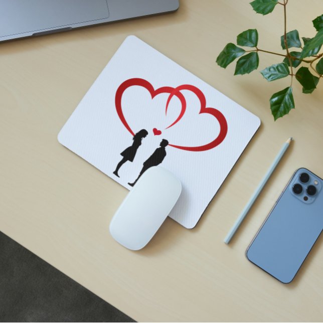 Two in Love Mousepad Musmatta (Skapare uppladdad)