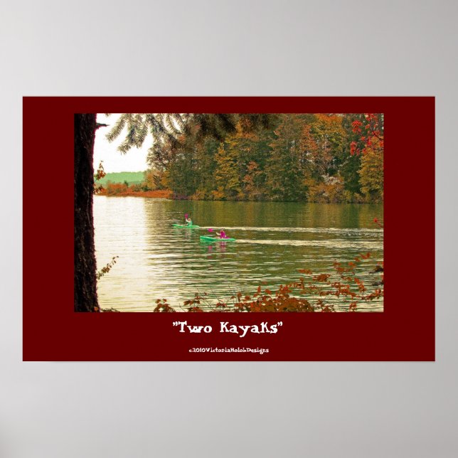 "Two Kayaks" poster (Framsidan)