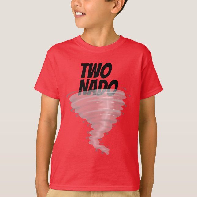 TWO-Kids Hanes TAGLESS® T-Shirt (Framsida)