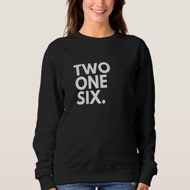 TWO ONE SIX Area Code 216 Cleveland OH Ohio USA   T Shirt (Framsida)