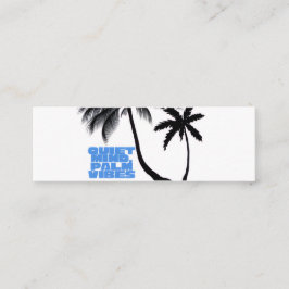 Two Palm Trees Wall Art | Tropical Minimalist Mini Visitkort