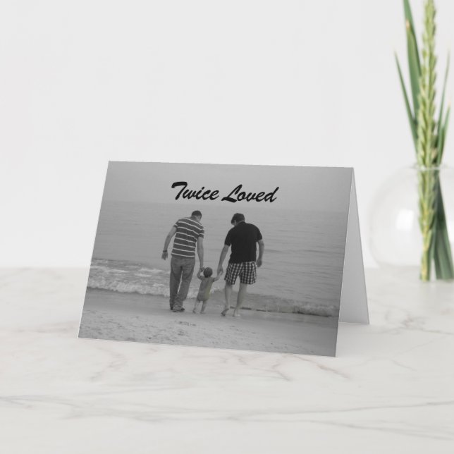 TWO PAPPOR LYCKLIG FARS DAG KORT (Framsida)