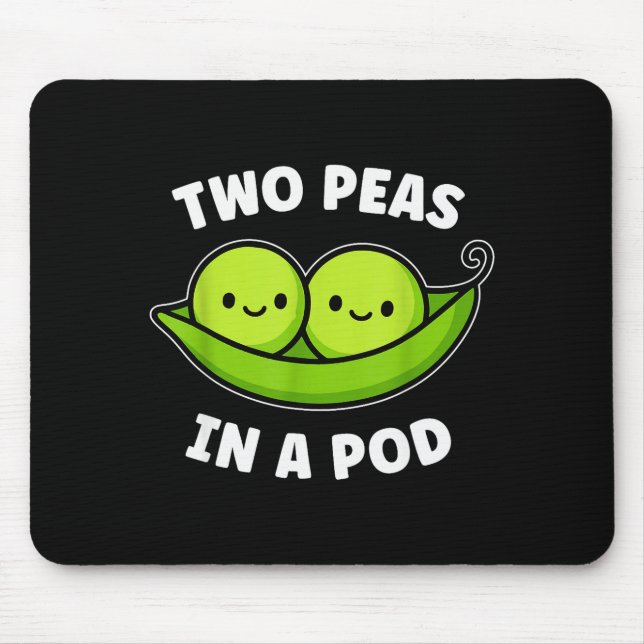 Two Peas In A Pod Cute Kawaii Funny  Musmatta (Framsidan)
