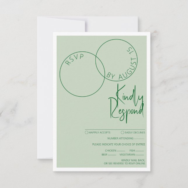 Two Rings Response Card OSA Kort (Framsida)