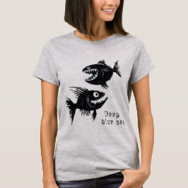 Two scary fish, personalized t shirt