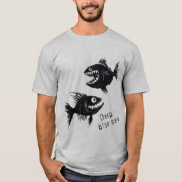 Two scary fish, personalized t shirt