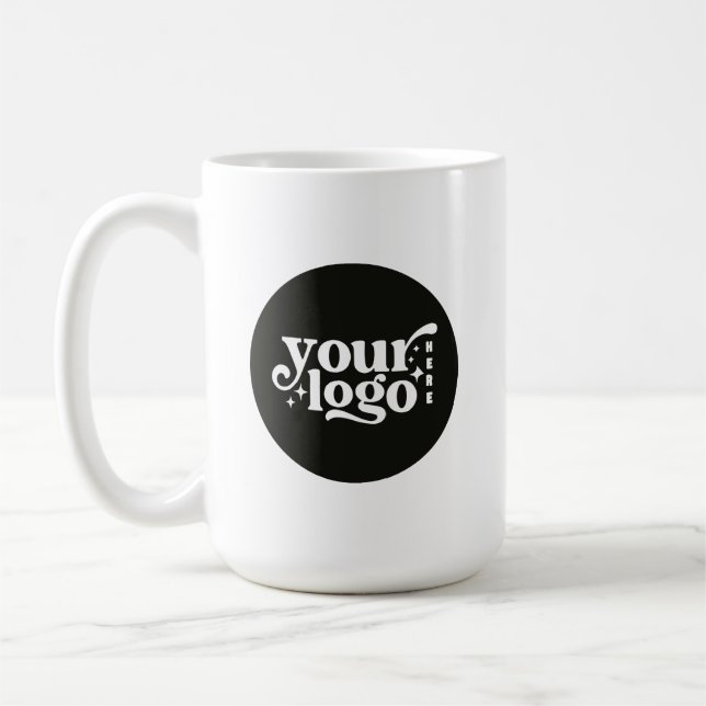 Two-Sided Custom Business Logo Branded Kaffemugg (Vänster)