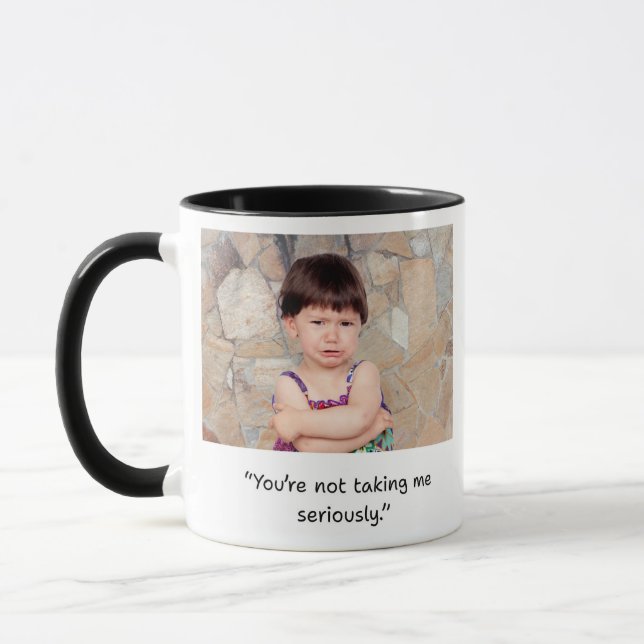 Two-sided funny child sayings mug mugg (Vänster)