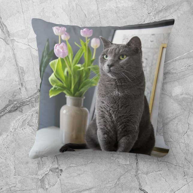 Two Sided Pet Photo Pillow Kudde (Skapare uppladdad)