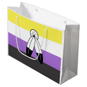 Two-Spirit Icke-binär Prideflagga