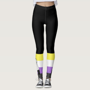 Two-Spirit Icke-binär Prideflagga Leggings